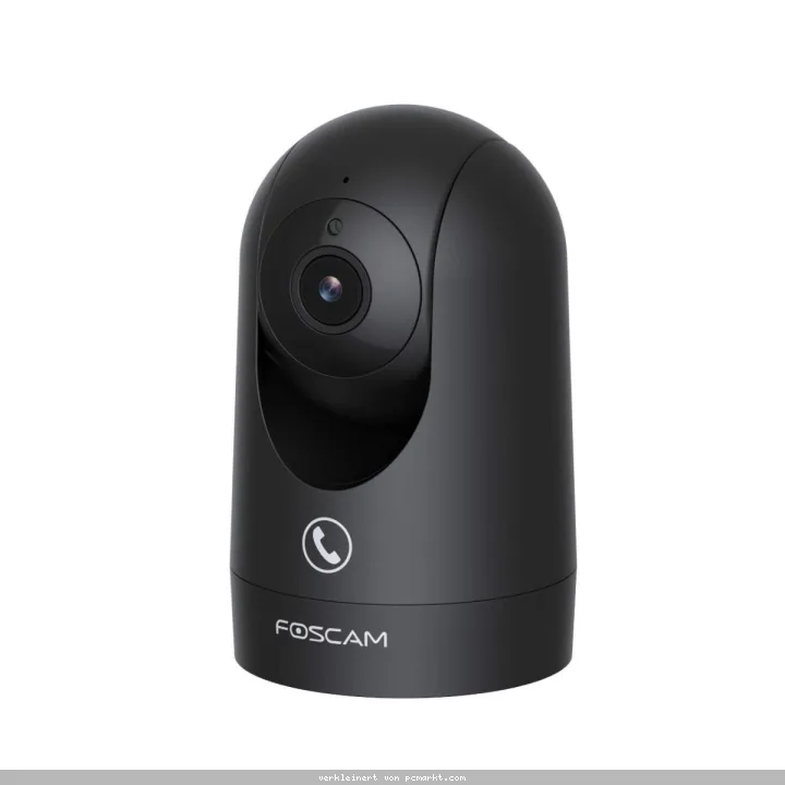 Foscam R8M Überwachungskamera Schwarz 8MP (3840x2160), WiFi 6 Dualband, Auto-Tracking, Radar-Erkennung, Sirene (100 dB), Notruftaste