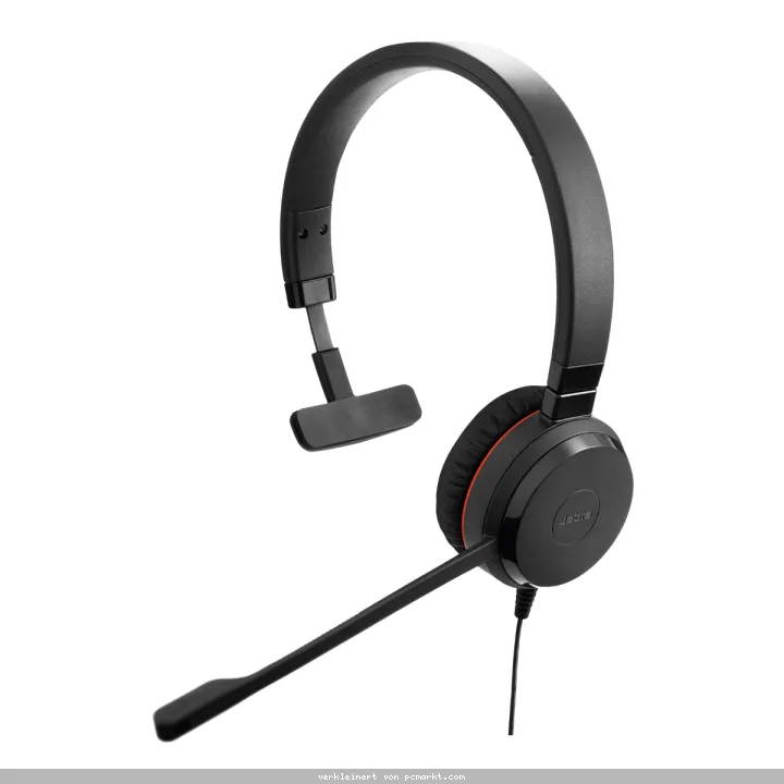 Jabra Evolve 30 II Headset, Mono, USB-A/C, 3,5mm Klinke-Anschluß UC kompatibel, Optimiert für Skype for Business