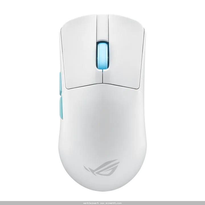ASUS ROG Harpe Ace Aim Lab Edition optischer ROG AimPoint-Sensor mit 36.000 dpi, ROG Micro Switches, fünf programmierbare Tasten, weiß