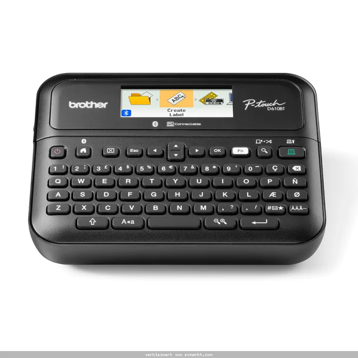 Brother PT-D610BTVP - Beschriftungsgerät TZe, 3,5 - 24 mm, P-touch, mobiles Beschriftungsgerät, Farbdisplay, USB-/Bluetooth Schnittstelle