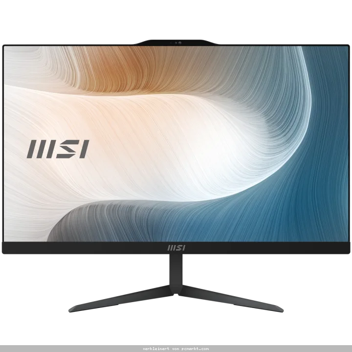 MSI Modern AM242 12M-1629XDE All-in-One schwarz 23.8" (60,5cm) FHD Display, Intel Core i3-1215U, 8GB RAM, 256GB M.2 SSD, Intel Grafik, Wi-Fi 6E, Bluet