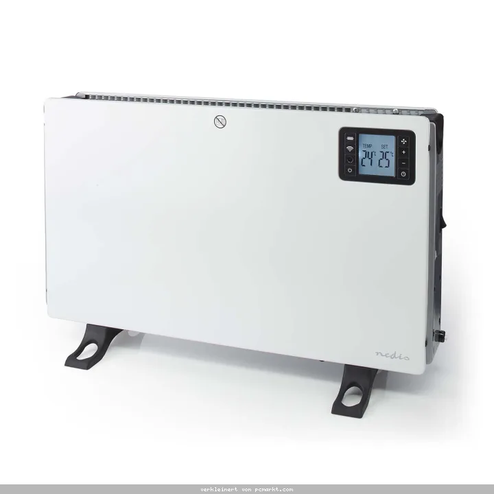 Nedis SmartLife Konvektionsheizgeräte Wi-Fi | 2000 W | 3 Wärmeeinstellungen | LCD | 5 - 37 °C | Verstellbares Thermostat | Weiss