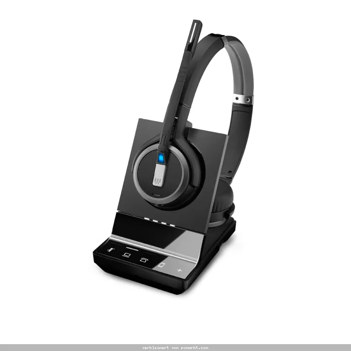 EPOS IMPACT SDW 5066, Beidseitiges kabelloses DECT-Headset Triple-Konnektivität, Noise Cancelling-System, Optimiert für UC und mit Skype for Business-