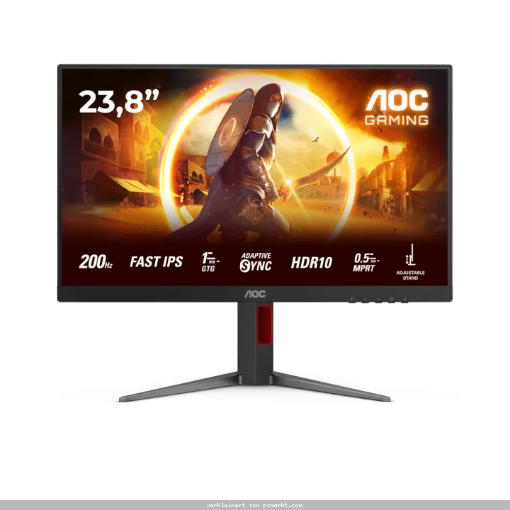 AOC 24G4HA 24 Zoll - Gaming Monitor Fast IPS Panel, FHD, 200 Hz, 1 ms, HDR10, HDMI, DP