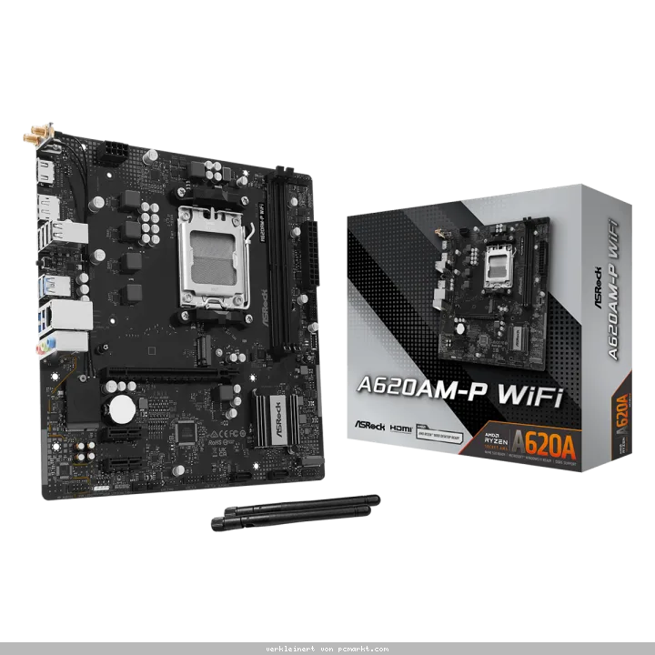 ASRock A620AM-P WiFi Mainboard Sockel AM5