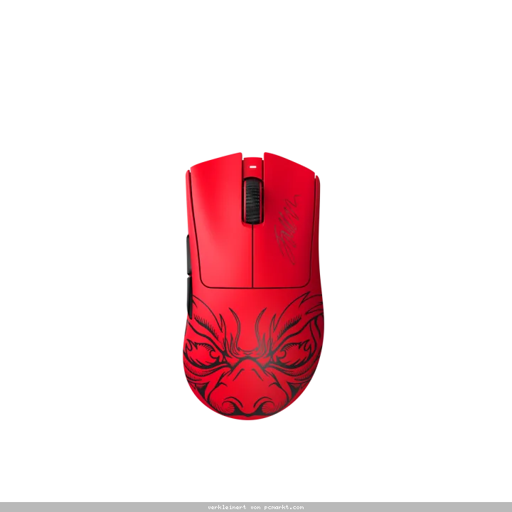 Razer DeathAdder V3 Pro Faker Edition - Ultra leichte kabellose ergonomische E-Sport-Maus mit 30K Focus Pro Sensor und 63g Gewicht