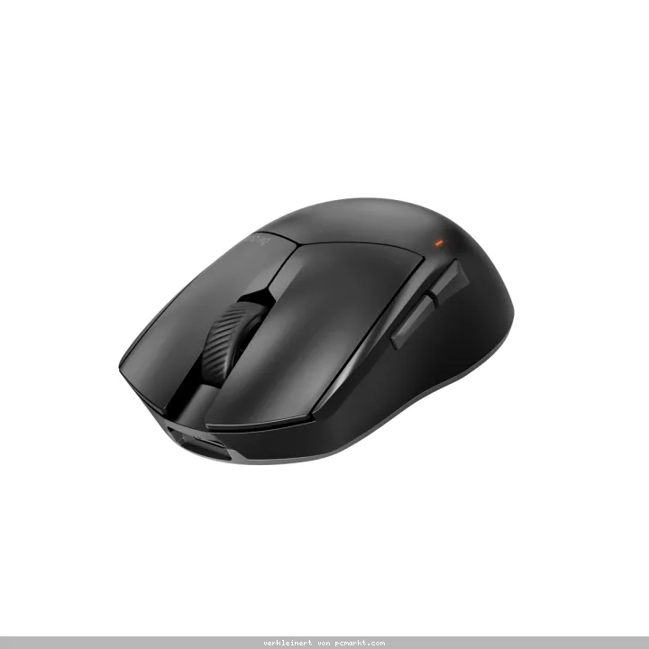 be quiet! Dark Perk Ergo Gaming Maus kabellose Gaming Maus mit Flagschiff PixArt PAW3950 Sensor und 110 Stunden Akkulaufzeit, wiegt nur 55g