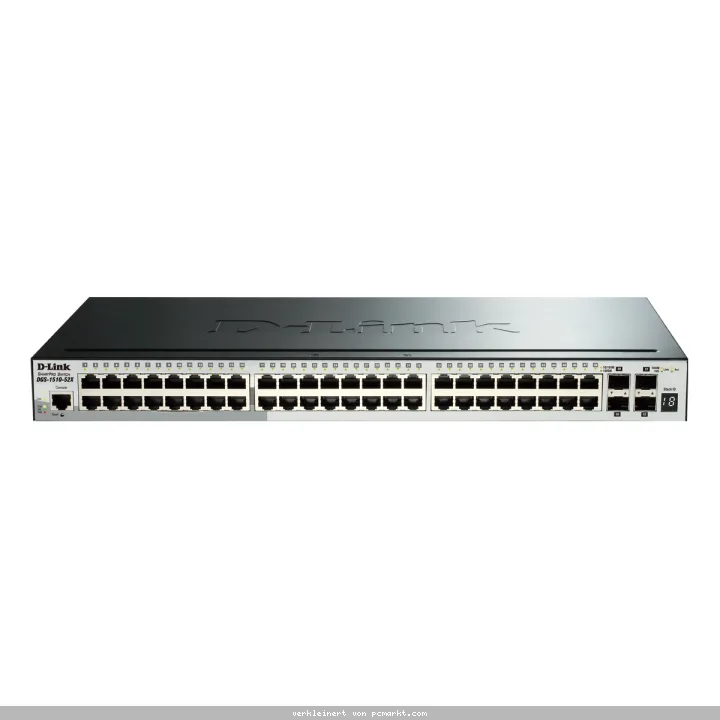 D-Link DGS-1510-52X Stackable Smart Managed Switch 52-Port 48x Gigabit Ethernet, 4x 10 Gbit/s SFP+