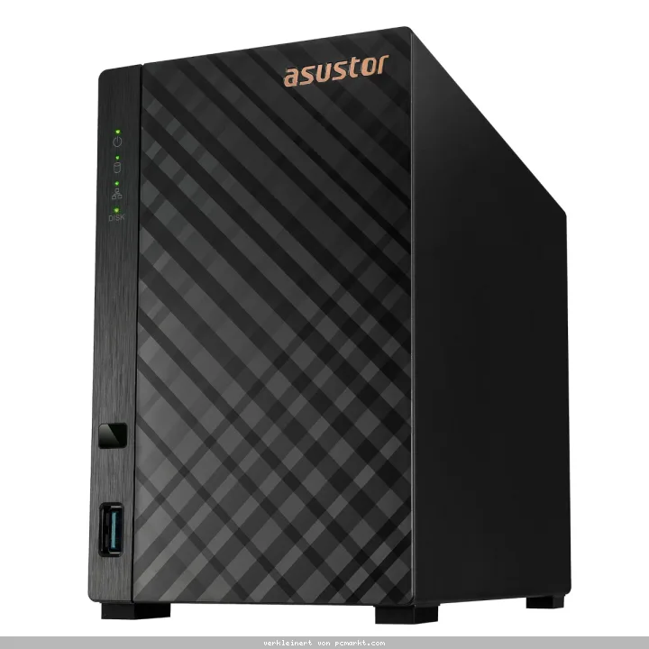 Asustor Drivestor 2 Gen2 NAS 2-Bay Realtek RTD1619B, 1GB DDR4 RAM, 0/2 3.5" HDD