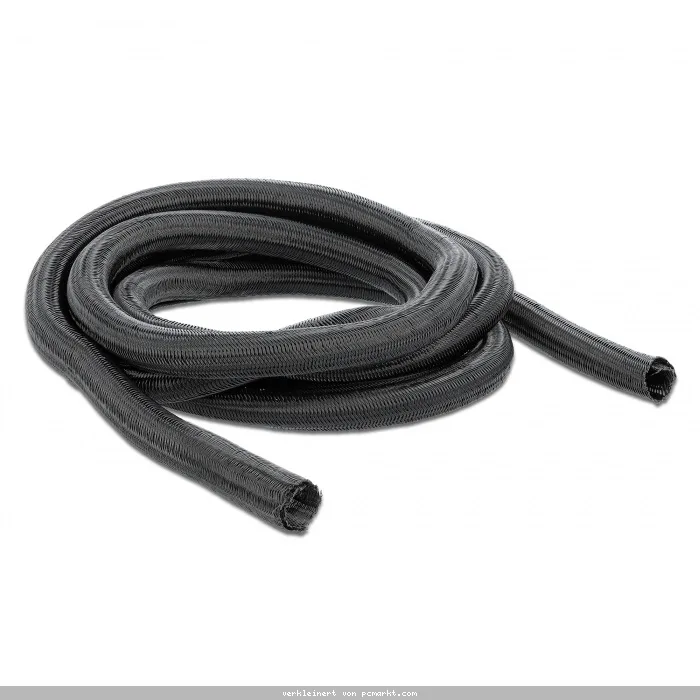 Delock Geflechtschlauch selbstschließend 2 m x 19 mm schwarz