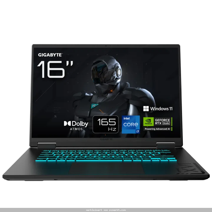 GIGABYTE GAMING A16 CWHI3DEC94SH - 16" QHD+ 165 Hz Display, Intel Core i7-13620H, 16GB RAM, 1TB SSD, NVIDIA GeForce RTX 5070, Windows 11 Home