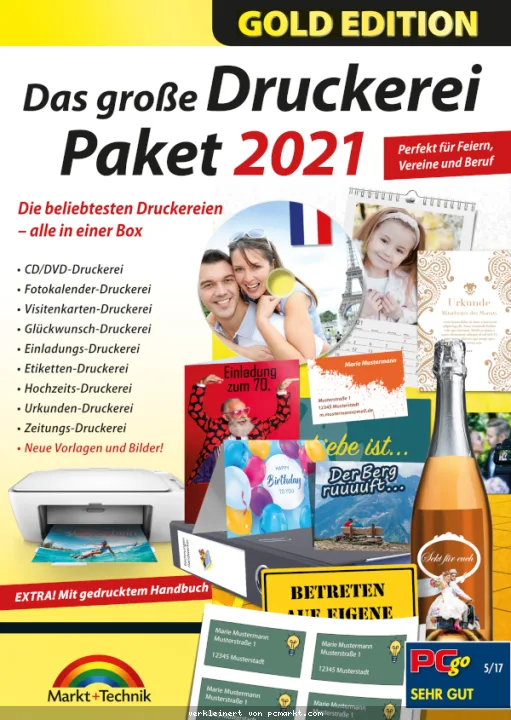 Markt+Technik Das große Druckerei Paket 2021 Gold Edition