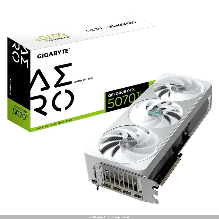 GIGABYTE GeForce RTX 5070 Ti Aero OC 16G - 16GB GDDR7, HDMI, 3x DP