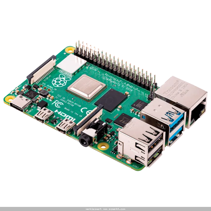 Raspberry Pi 4 Modell B 3GB | ARM Cortex-A72 4x 1,50GHz, 3GB RAM, WLAN, Bluetooth, LAN, 4x USB