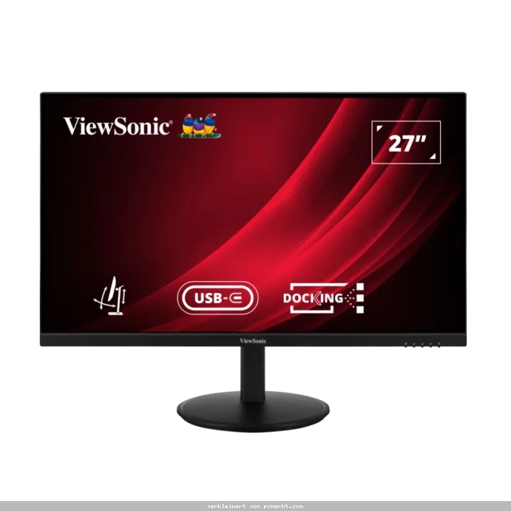 ViewSonic VG2709U-2K LED Office Monitor 68,58 cm (27 Zoll) Ergonomischer Standfuß und USB-C Dockingstation, QHD, 16:9, 4ms, IPS, 350cd/m², 100Hz