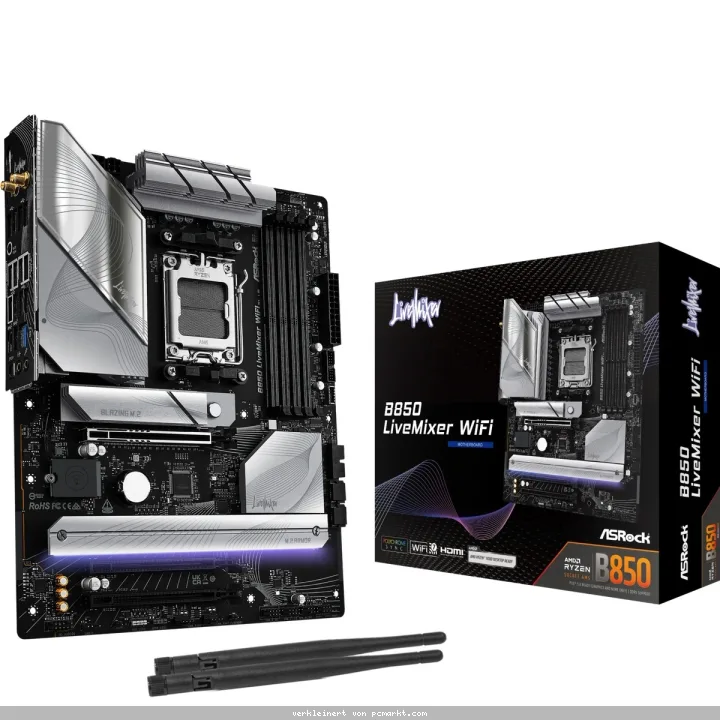 ASRock B850 LiveMixer WiFi Mainboard