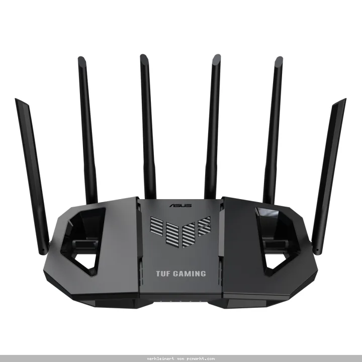 ASUS TUF Gaming BE6500 WiFi 7 Router WLAN BE6500 Dualband, 3x 2.5G LAN, 1x 2.5G WAN, 6x Antenne (extern)