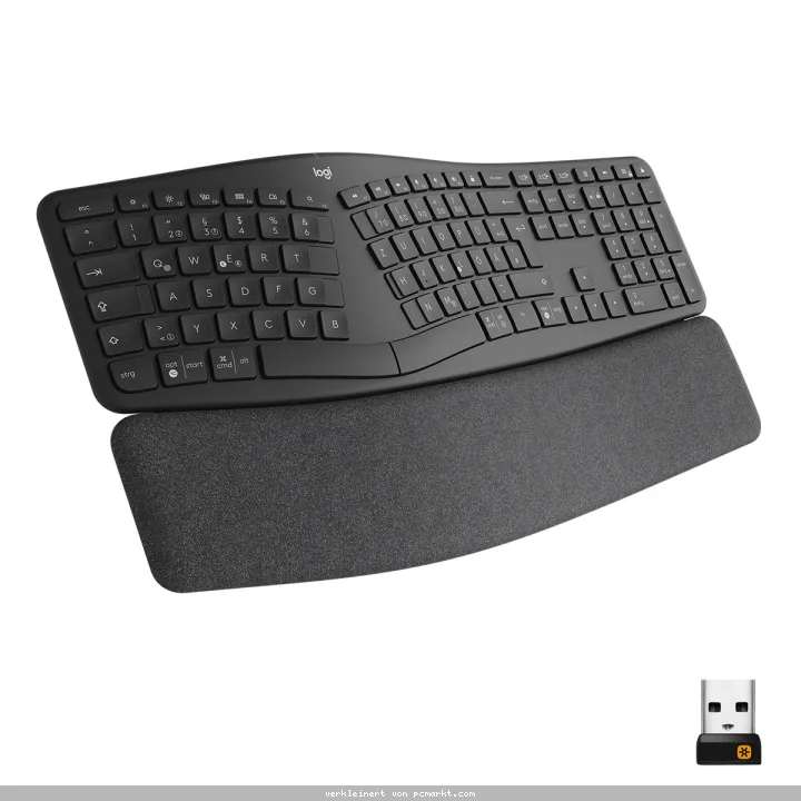 Logitech K860 Ergo, ergonomische Tastatur, kabellos