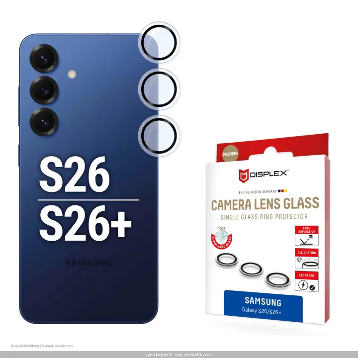 DISPLEX CamGlass Single Lens Sam. Galaxy S26/S26+ 2 Stück