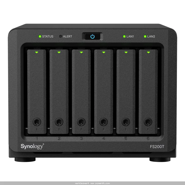 Synology FlashStation FS200T NAS 6-Bay Intel Celeron J4125, 4GB DDR4 RAM, 0/6 2.5" SSD