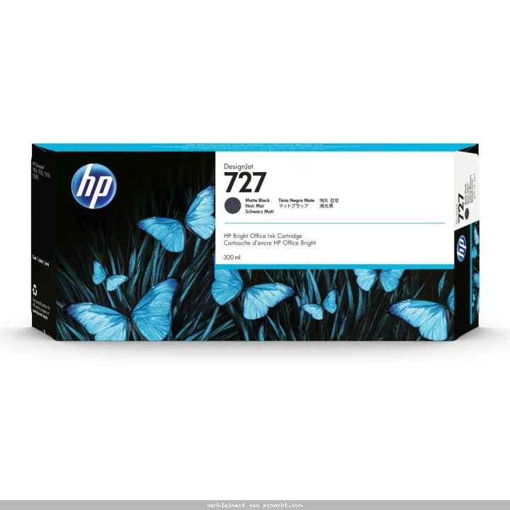 HP 727 (C1Q12A) Original DesignJet Tintenpatrone Mattschwarz