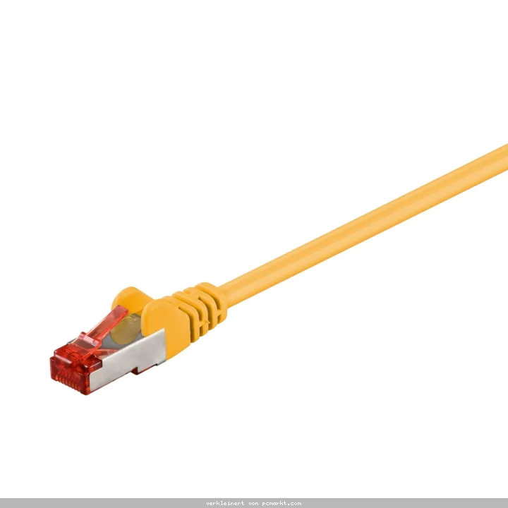 Goobay 3m CAT 6 Patchkabel, S/FTP (PiMF), Gelb