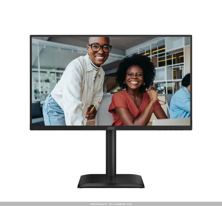AOC 24E4CV 24 Zoll Full HD Monitor, höhenverstellbar, 120 Hz, schwarz