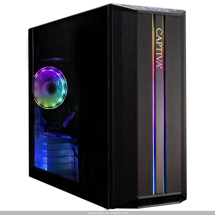 Captiva Entry Gaming R99-517 AMD Ryzen 5 5500, 16 GB RAM, 500 GB SSD, GeForce RTX 5060 (8GB GDDR7), Windows 11 Home