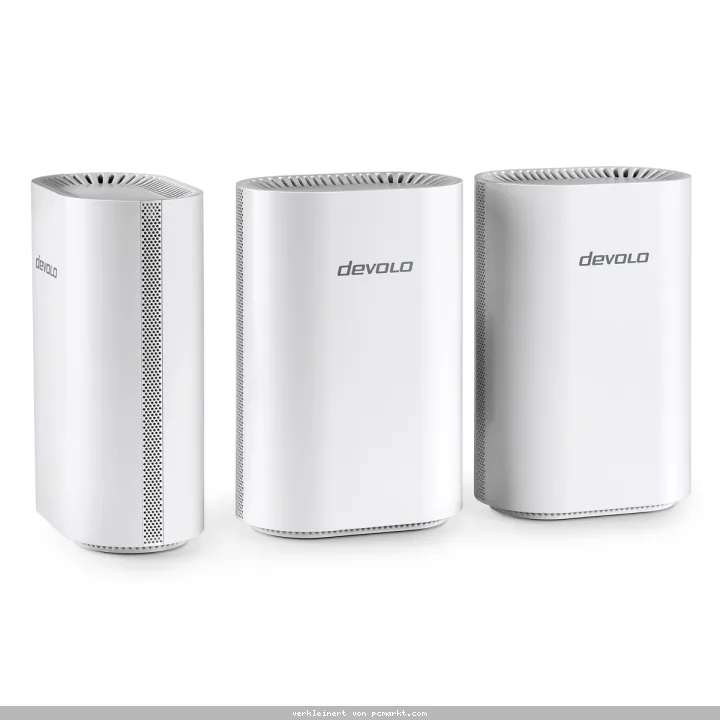 devolo WiFi 7 BE9300 Mesh System 3er Pack BE9300 Triband, 1x 2.5G WAN/LAN und 3x 1G LAN (pro Einheit)
