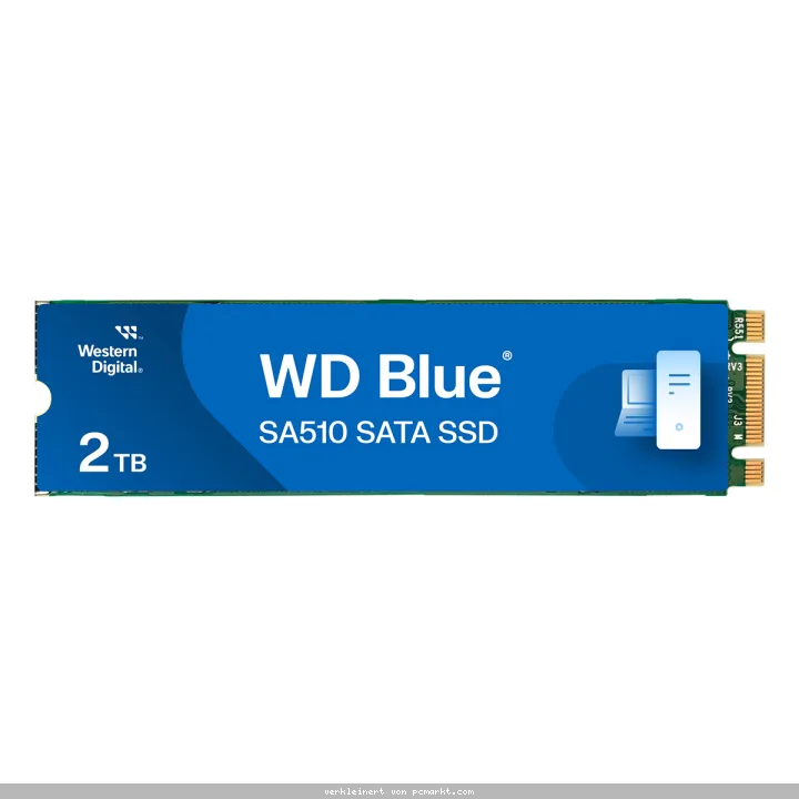 WD Blue SA510 SSD 2TB M.2 2280 SATA Internes Solid-State-Module
