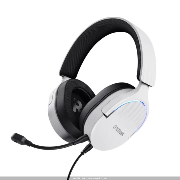 Trust Gaming GXT490W FAYZO 7.1 USB Gaming Headset weiß Leistungsstarkes, ohrumschließendes 7.1. USB-Gaming-Headset für ein immersives Gaming-Erlebnis,