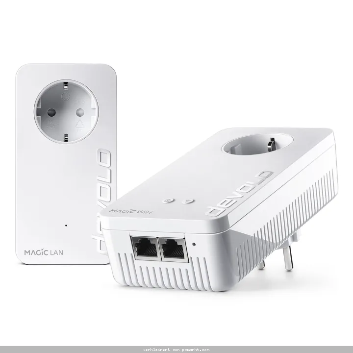 devolo Magic 2 WiFi 6 next Powerline Starter Kit 1x devolo Magic 2 WiFi 6 next Adapter, 1x devolo Magic 2 LAN Adapter