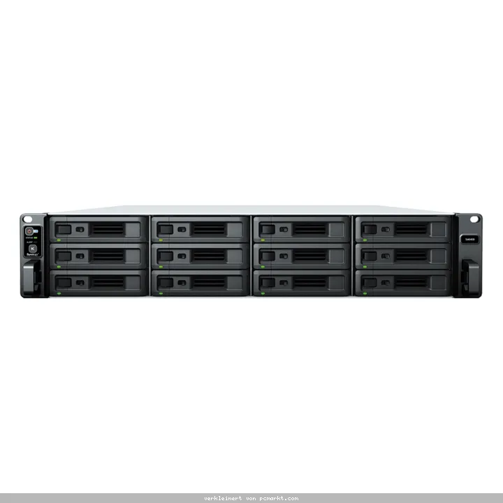 Synology SA6400 Rack-NAS 12-Bay 0/12 2.5"/3.5" SATA HDD/SSD, 2x 10GbE + 5x GbE LAN, 32GB RAM