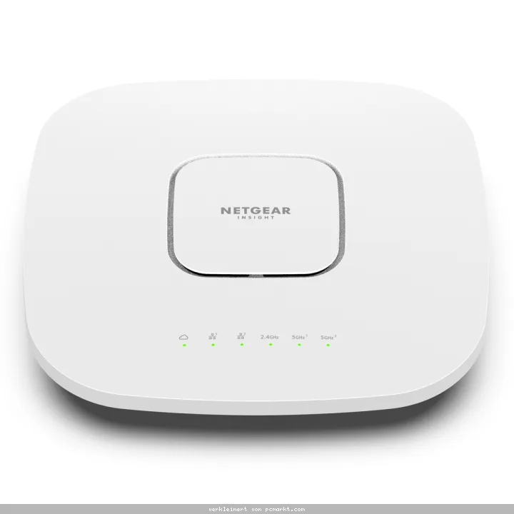 NETGEAR WAX630 Cloud Managed WiFi 6 Access Point AX6000 Tri-Band, 1x 2.5GbE LAN, 1x GbE LAN