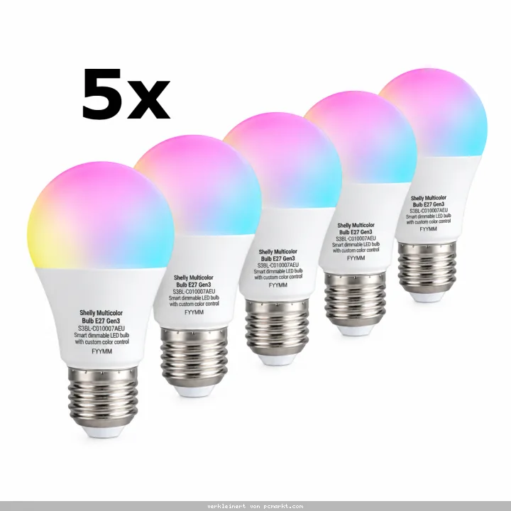 Shelly Bulb 5er Pack
