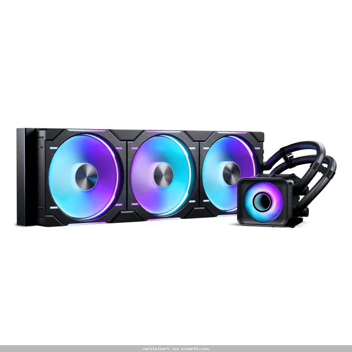PHANTEKS Glacier One 420D30 X2 DRGB schwarz | AiO-Wasserkühlung