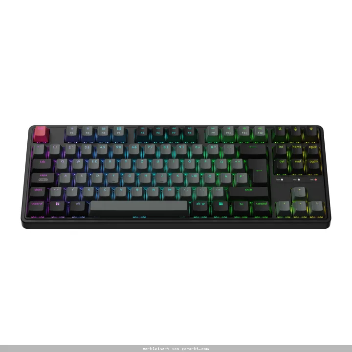 Keychron C3 Pro 8K Kabelgebundene Mechanische Gaming-Tastatur Hot-Swap, TKL, Schwarz, DE-Layout