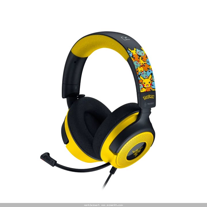 Razer Kraken V4 X Pokémon Kanto Starters Edition Kabelgebundenes Gaming-Headset mit Razer™ TriForce 40-mm-Treiber und ausziehbarem Mikrofon