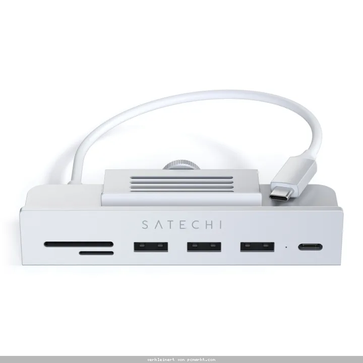Satechi Aluminum USB-C Clamp Hub for 24" iMac silver