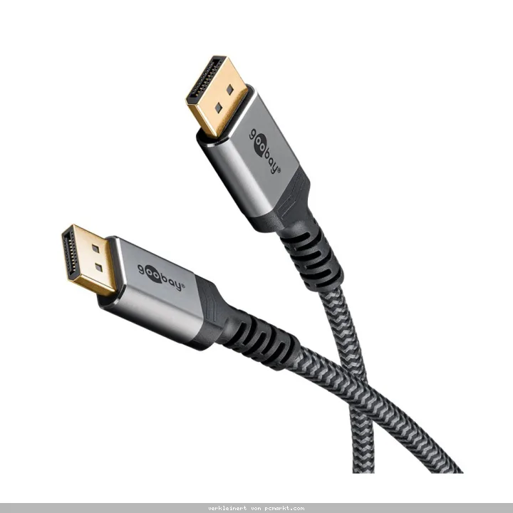 Goobay Plus DisplayPort-Kabel (8K@60Hz), 1.0 m
