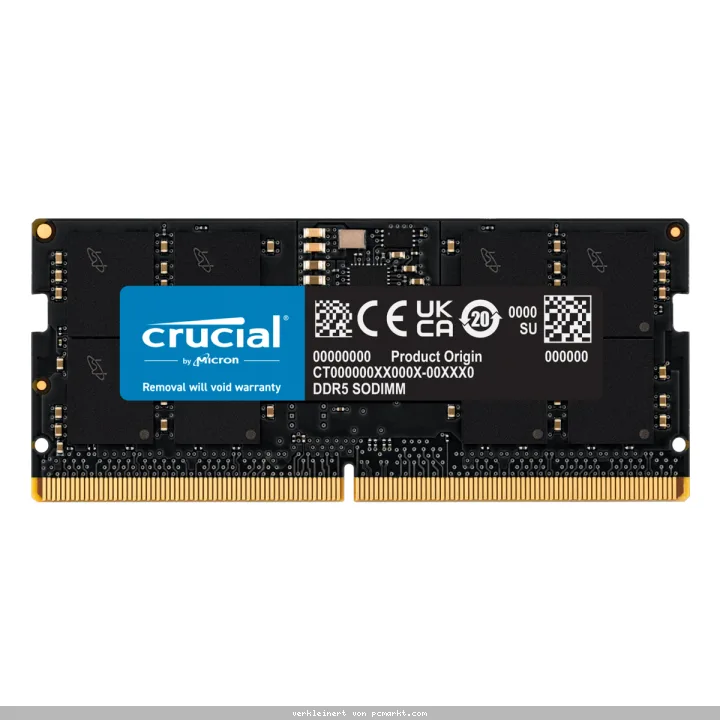 Crucial 16GB DDR5-4800 CL40 SO-DIMM Arbeitsspeicher