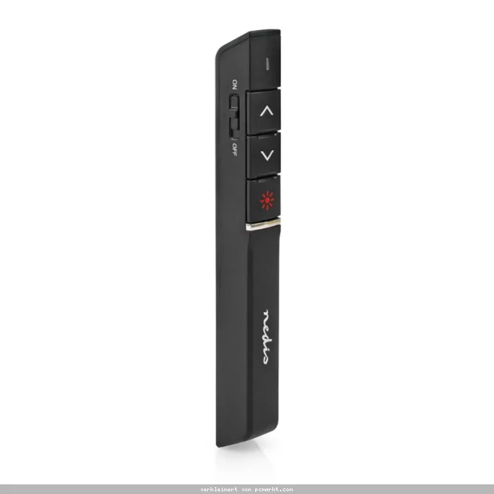 Nedis Presenter, Laserpointer-Reichweite bis zu: 100 m, Drahtlose Reichweite bis zu: 30 m | Schwarz