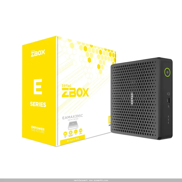 Zotac ZBOX Magnus EAMAX395C KI Workstation AMD Ryzen AI Max+ 395, 128 GB LPDDR5X, 3x M.2, AMD Radeon 8060S, USB 4, WIFI 7, BT 5.4, oOS