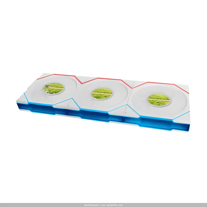 Lian Li UNI FAN TL120 LCD FLEX Wireless ARGB Reverse 3-Pack weiß | Gehäuselüfter