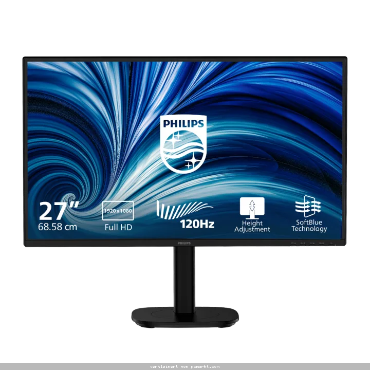 Philips 27B2N3200A 27 Zoll - Office Monitor IPS, FHD, 120 Hz, 4 ms GtG, HDMI, DP, VGA
