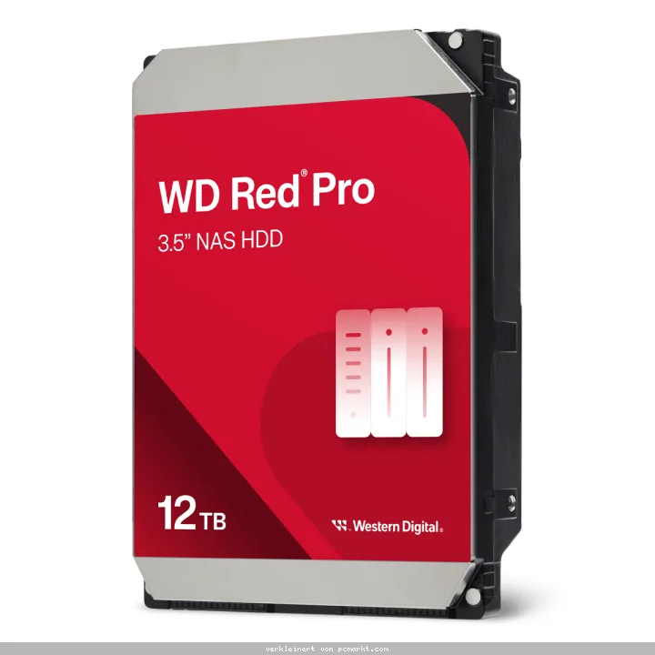 Western Digital WD Red Pro 12TB 3.5 Zoll SATA Interne NAS Festplatte (CMR)