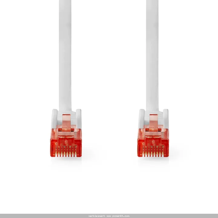 Nedis CAT6-Netzwerkkabel - RJ45 Stecker | 3.00 m | weiß U/UTP | Rund | PVC | Label