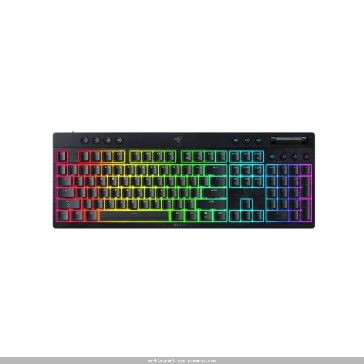 Razer Blackwidow V4 Low Profile Orange Switches Kabellose, Flache mechanische Gaming-Tastatur