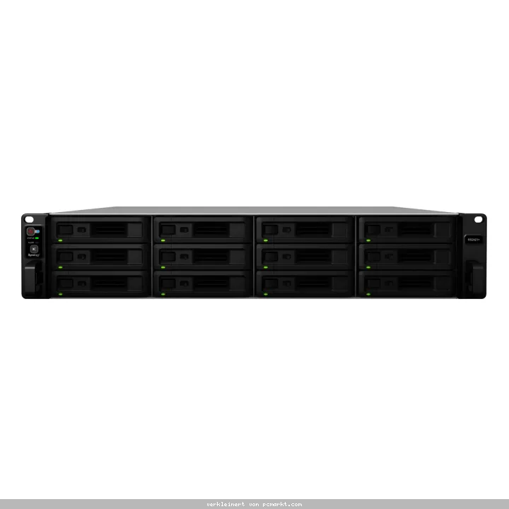 Synology RackStation RS2423+ NAS 12-Bay 0/12 2,5"/3,5" SATA HDD/SSD, 1x 10GbE + 2x GbE LAN, 2x USB 3.0, 1x PCIe 3.0 x8, 8GB RAM