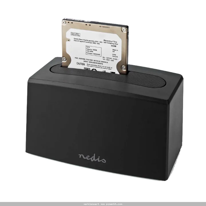 Nedis Festplatten-Dockingstation 1 Festplatte - USB 3.2 Gen1, USB Type-A, 2.5 / 3.5 ", USB 3.2 Gen1, Docking, Desktop
